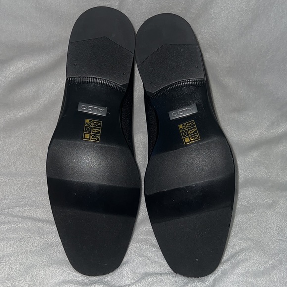 Aldo Black Slip On Loafers - Picture 2 of 4